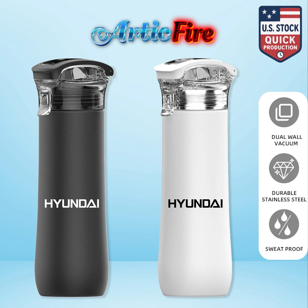 ArticFire 23oz Double Wall Vacuum Insulated Bottle with Locking Flip Top Lid and Carrying Handle 1