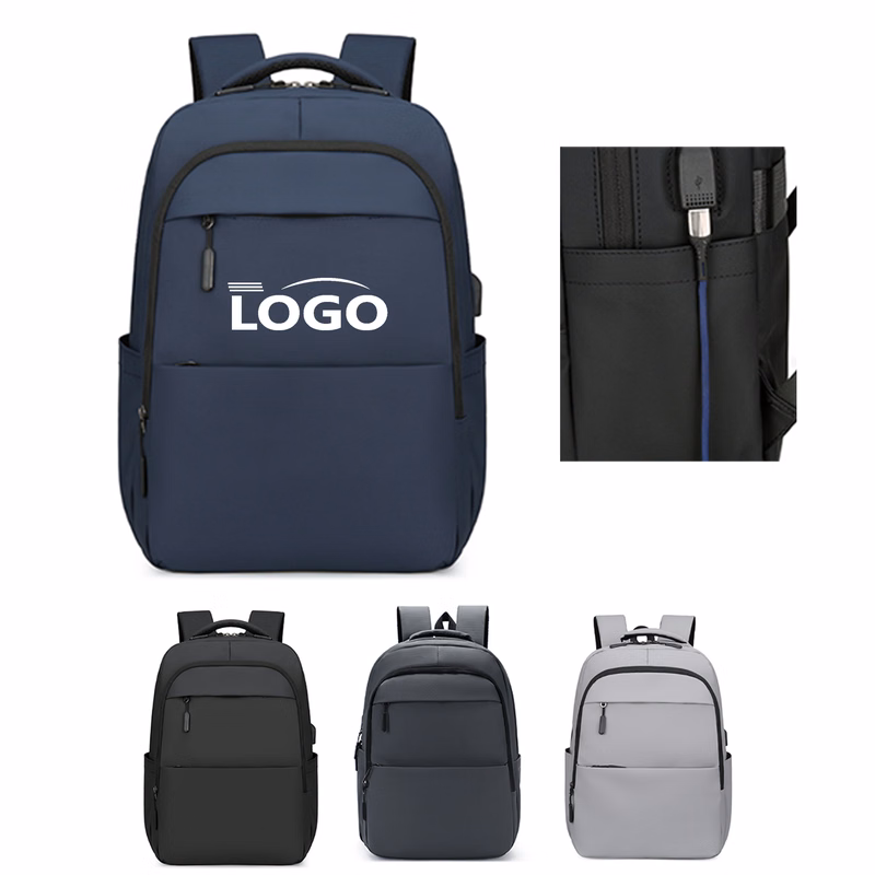 Stylish Laptop Backpack With USB Charging Port