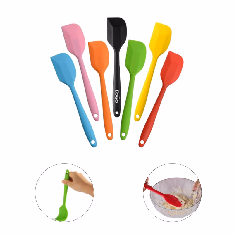 Customizable 8.27 in Silicone Baking Spatula Utensil