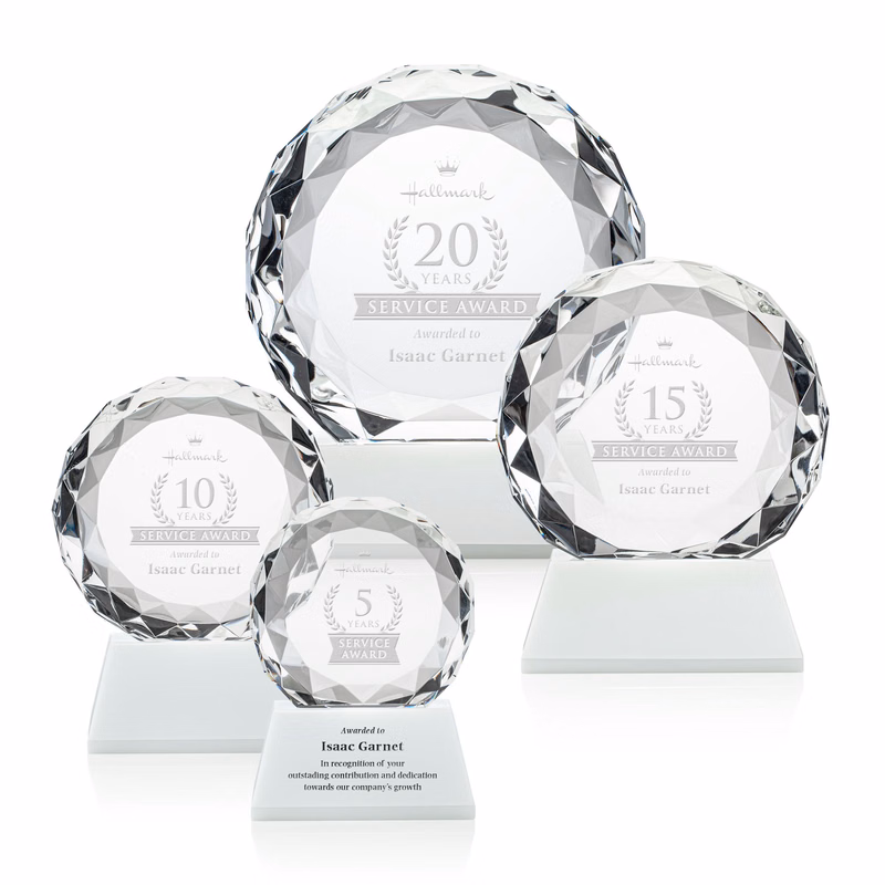 Seville Award on Entwhistle Base - White