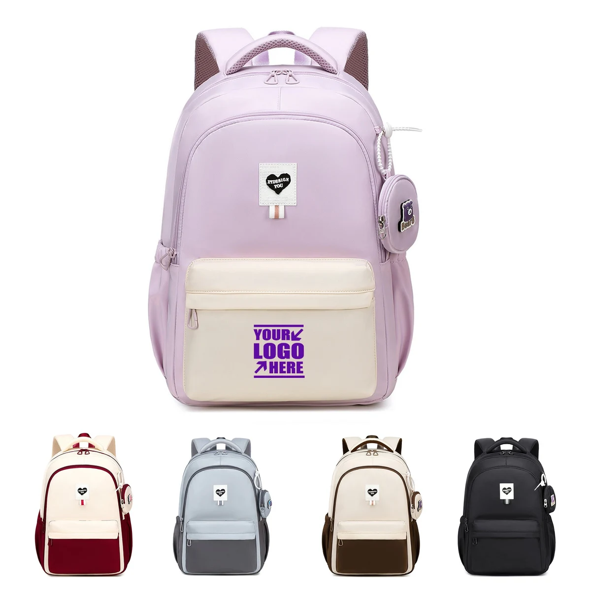 Outdoor College Waterproof Laptop Backpack With Wallet 1
