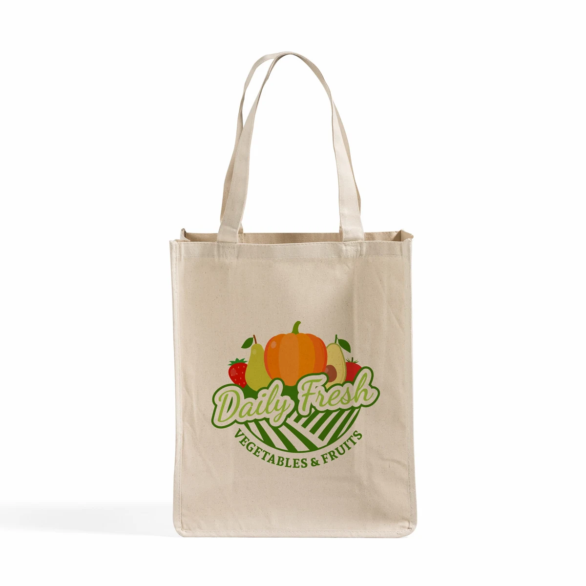 Carry All Canvas Tote Bag, custom tote bag with logo imprint 1