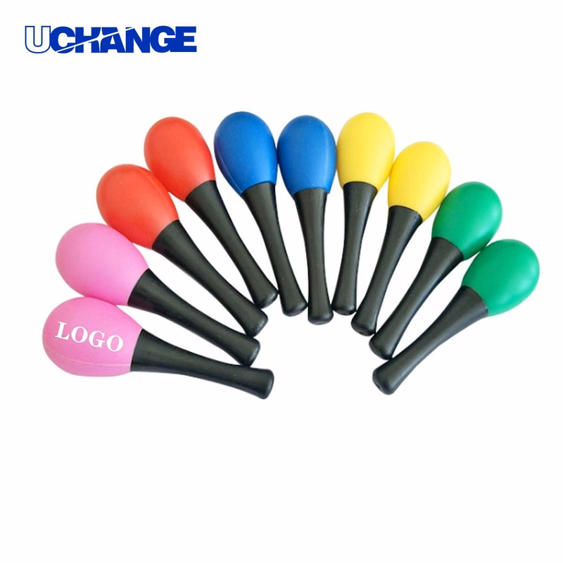 Plastic Toy Sand Hammer Mini Maracas for Kids Music Play & Party Giveaways
