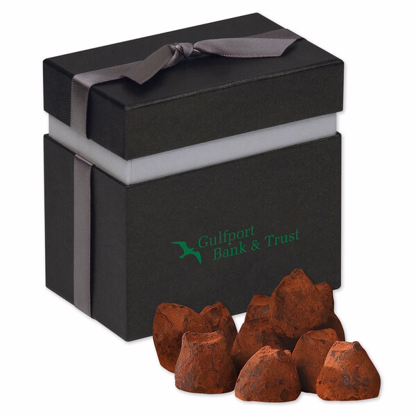 Cocoa Dusted Truffles in Elegant Treats Gift Box