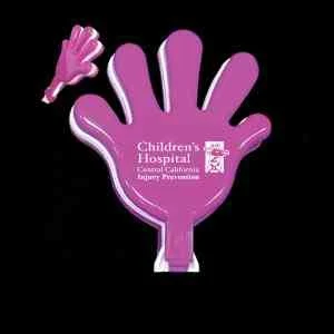 Purple White & Purple Hand Clapper 1