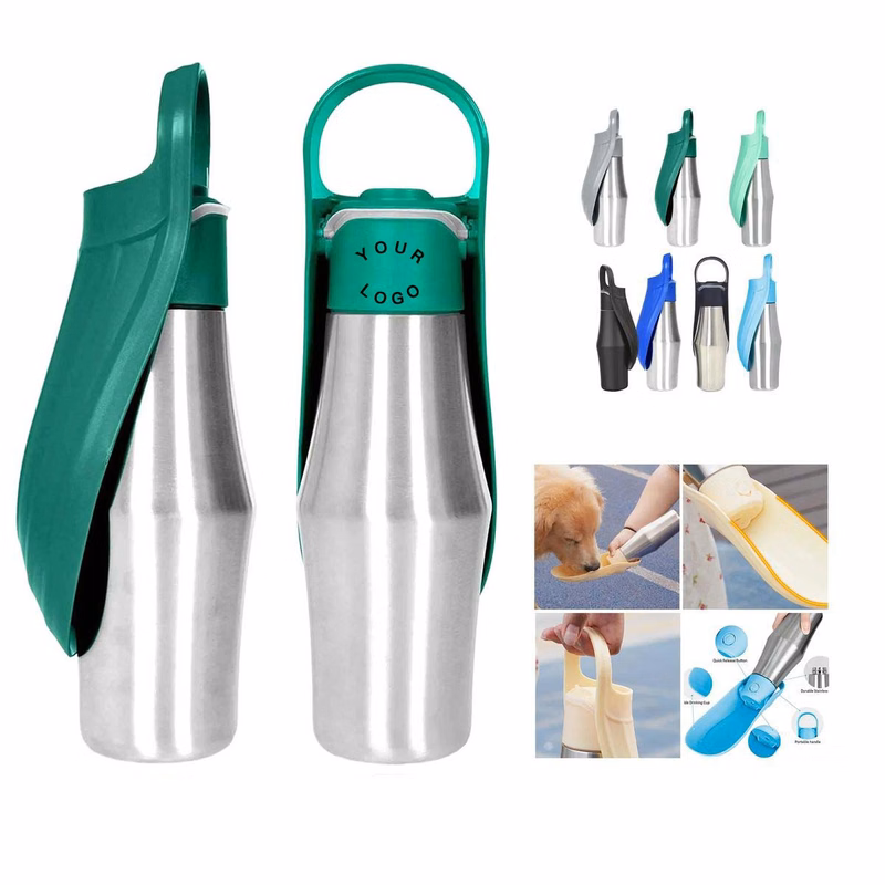 Durable Stainless Steel Dog Water Bottle Outdoor