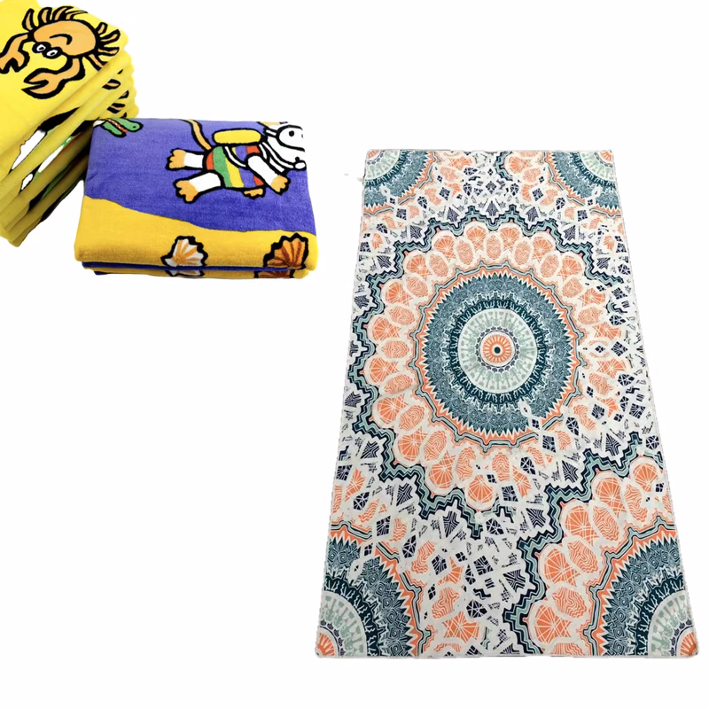 Customizable Double-Sided Printed Beach Towel