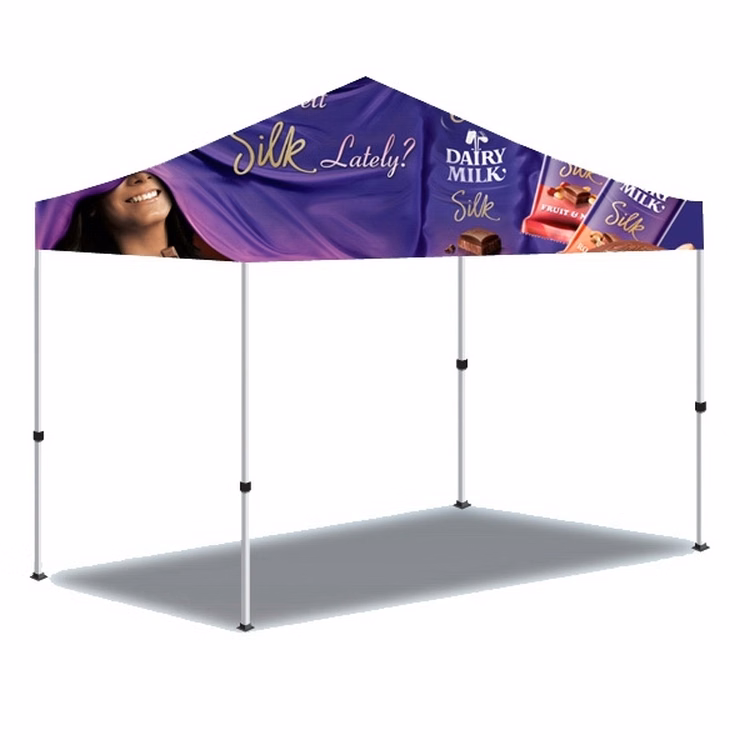 10x10 Full Color Vinyl Pop Up Portable Outdoor Canopy