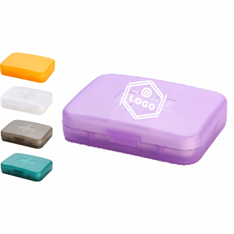 Cross-Six Partition Pill Organizer