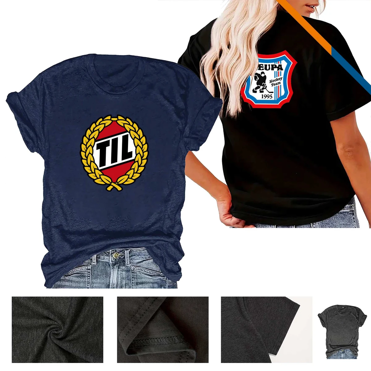 ChicTee Ladies' Full Color 180g Crew Neck T-Shirt 1