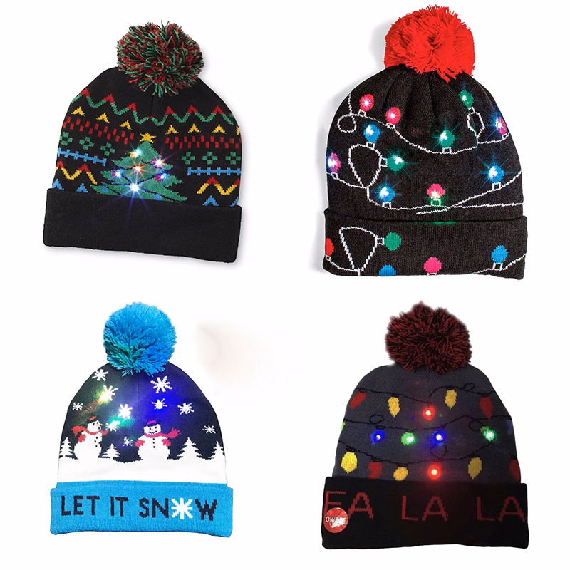 Light Up LED Christmas Hat