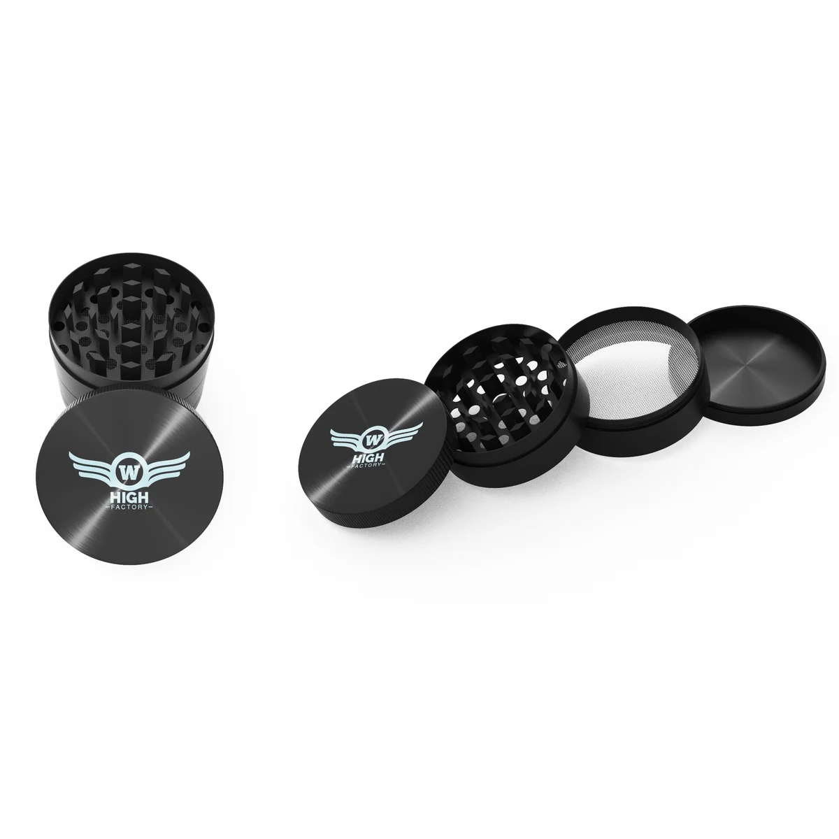 63MM Custom Metal 4 Piece Grinder 1