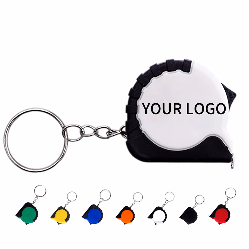 Steel Ruler Keychain 1.58 Inch with 39 Inch Tape
