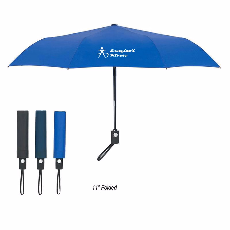 43" Foldable Umbrella with Rubberized Handle