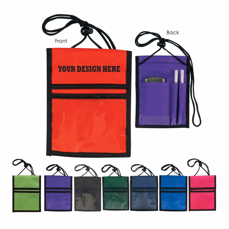 Name Badge Holder with Pen Loops