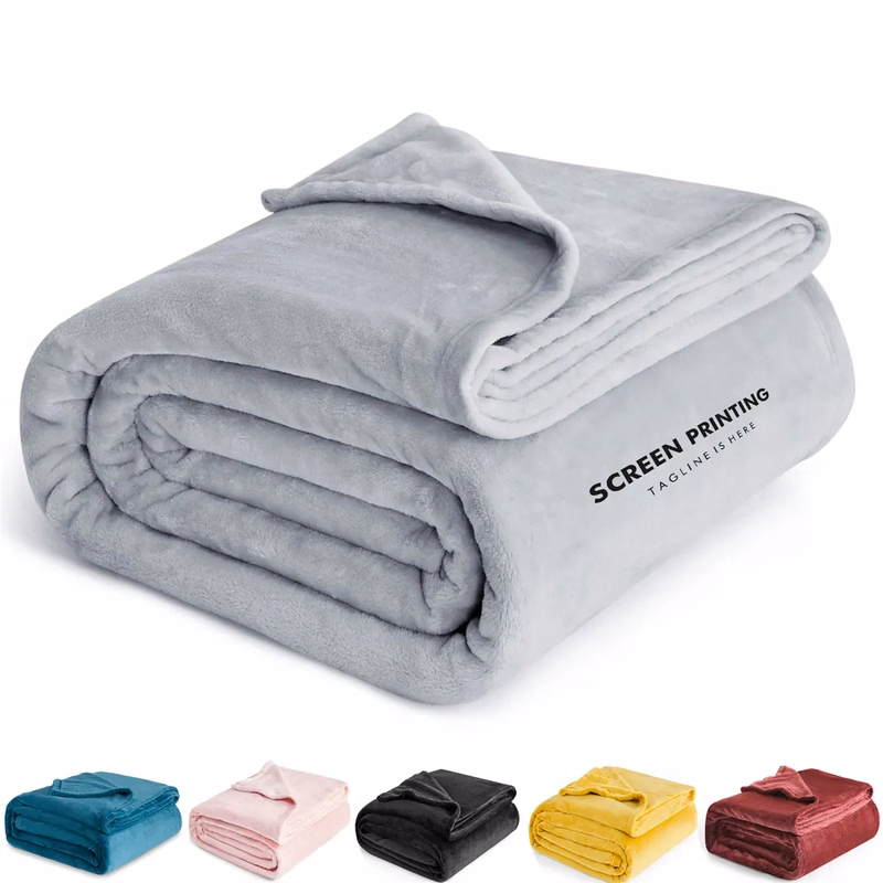 Soft Lightweight Microfiber Flannel Blankets