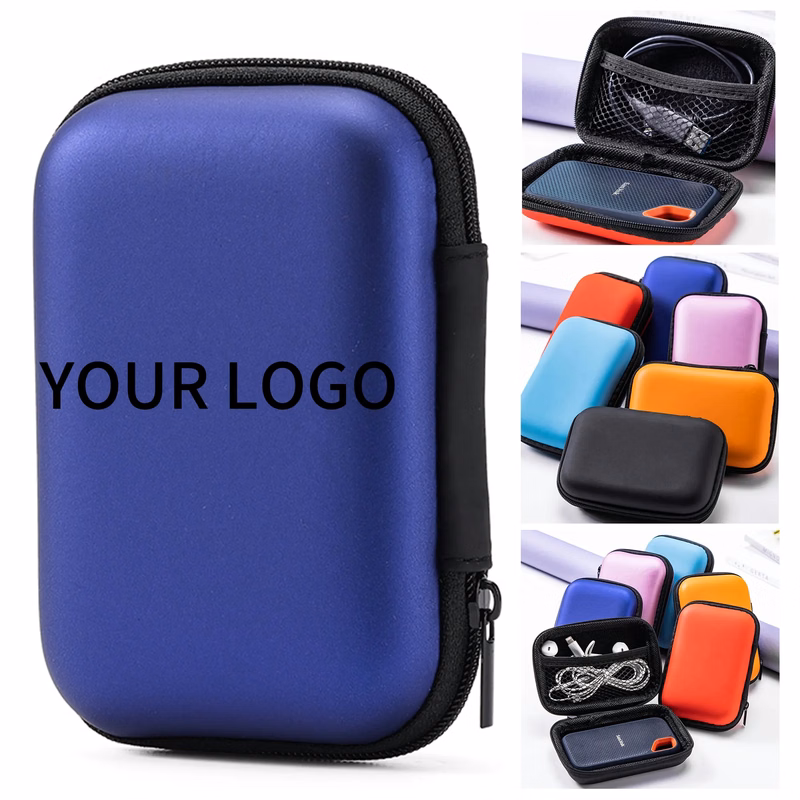 Shock Resistant EVA Headphone Bag for Travel or Daily Use