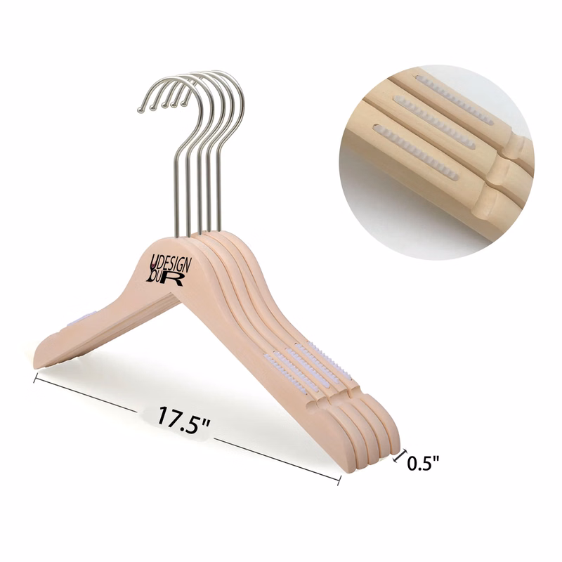 MOQ 50 PCS Solid Wood Hanger