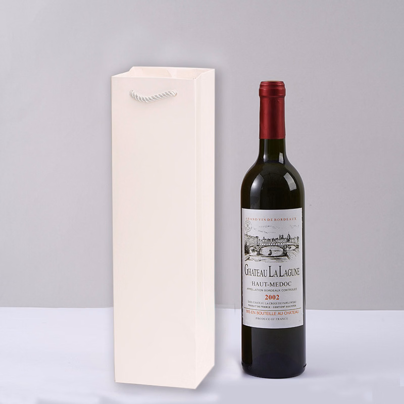 Portable Wine Present Paper Sack