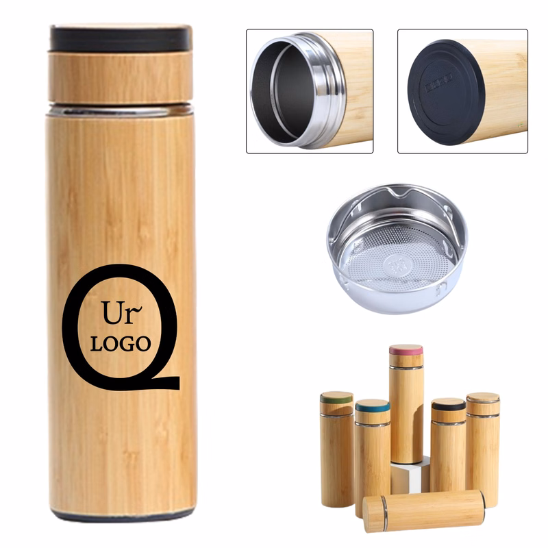 Double Insulated Bamboo Insulation Cup