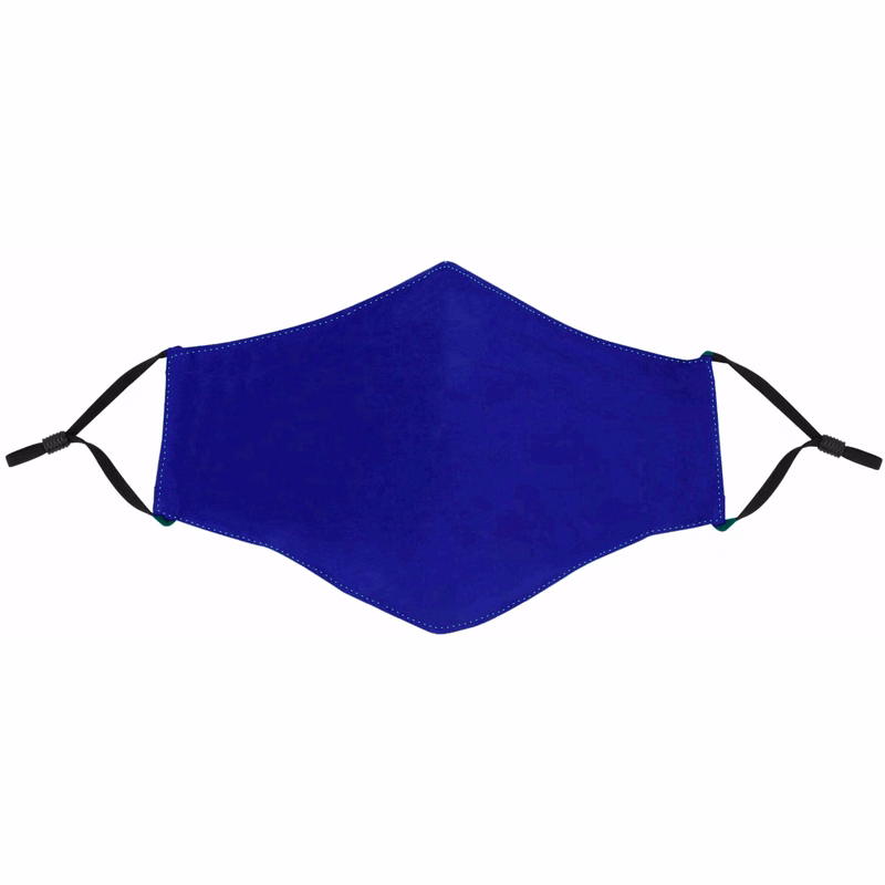 Blue Face Mask with Adjustable Ear Loops