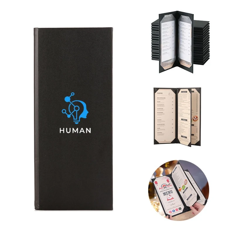 PU Leather Restaurant Coffee Bar Menu Price Covers Holders 1