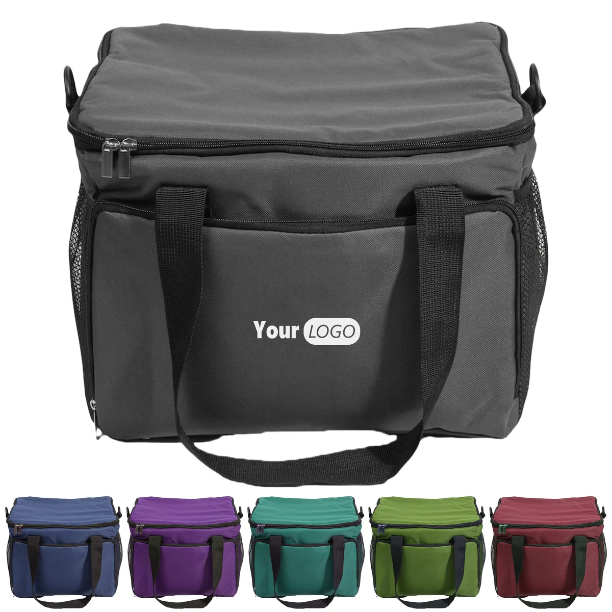 Nylon Reliable Navy Blue Cooler Bag 1