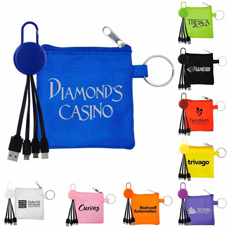 COLORFUL POUCH & CABLE SET