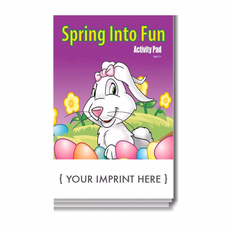 Spring into Fun Activity Pads - 16 Pages Ages 3-9