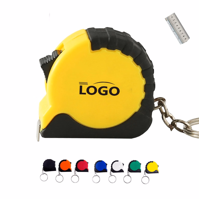 Colored Retractable Keychain Tape Measures