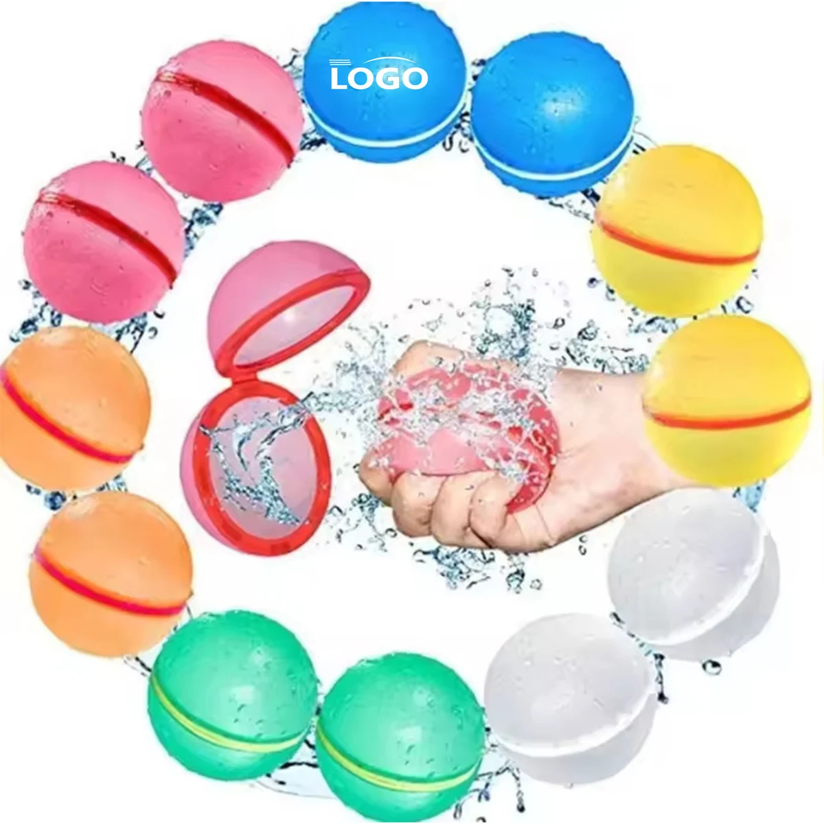 Reusable Magnetic Silicone Water Ball 1