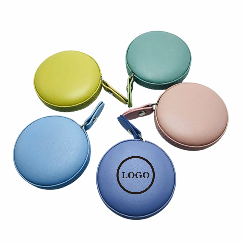 Portable leather tape measure