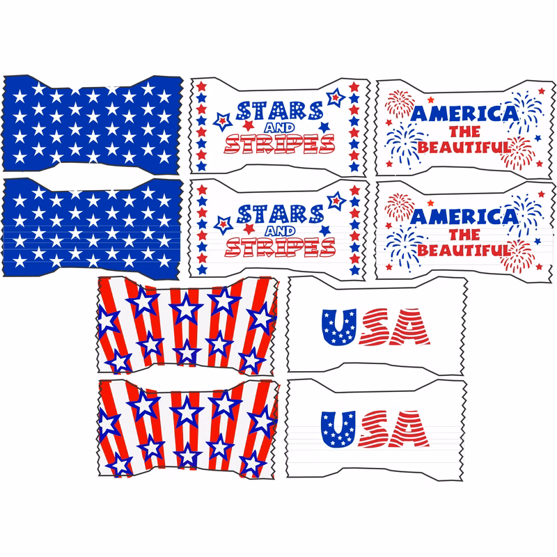 Soft Peppermints in a Stars and StripesWrapper