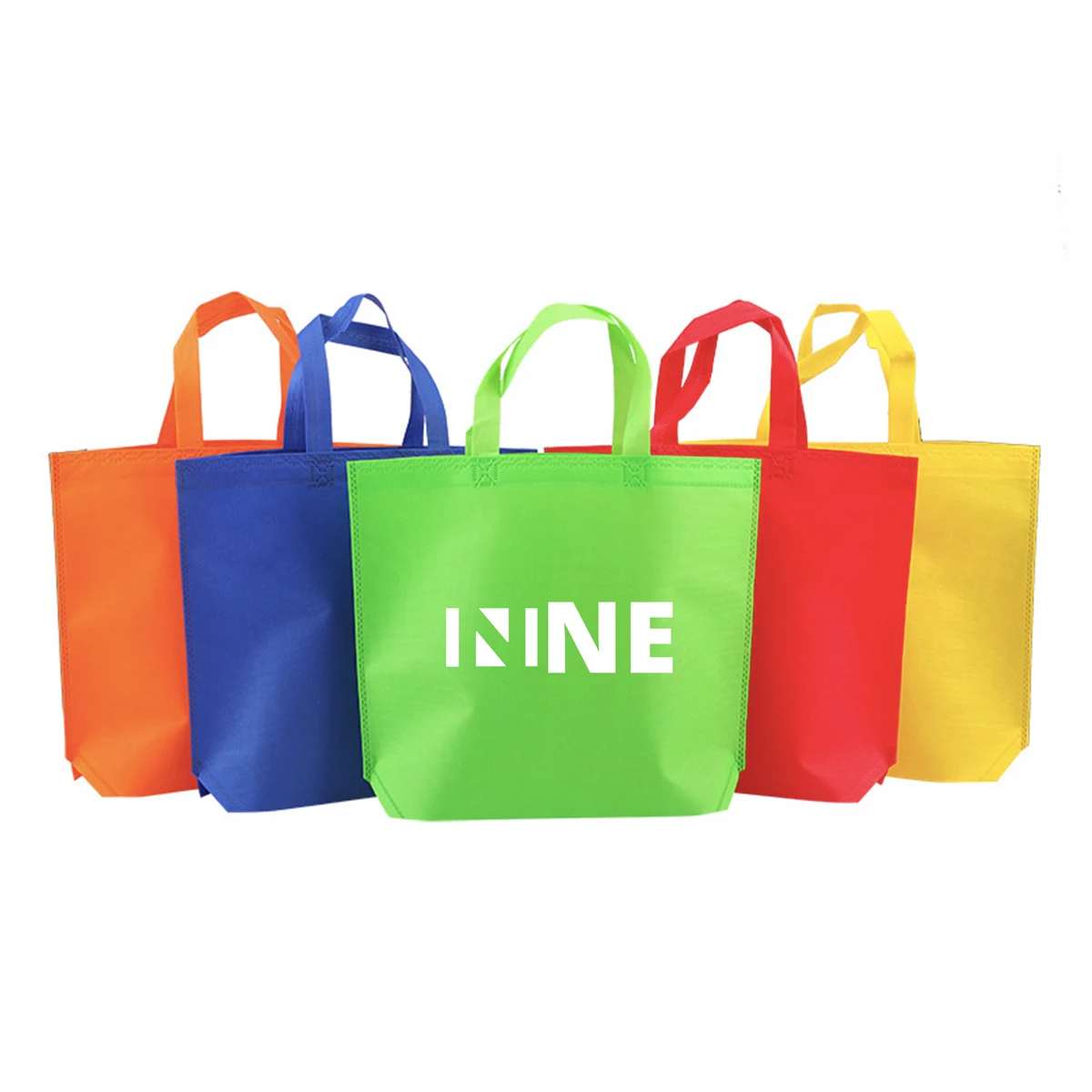 Reusable Shopping Totes Non-woven Fabric Bag MOQ 100pcs 1