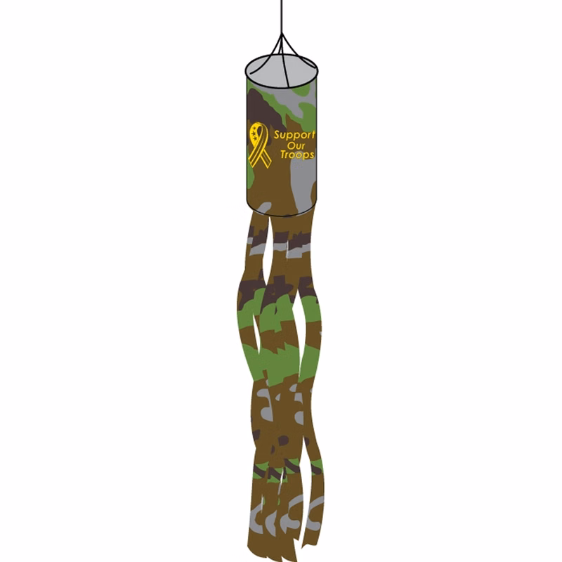 Support Our Troops Windsock - Camouflage