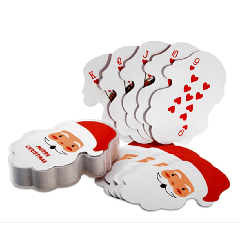 Custom shaped playing cards in plastic box 1