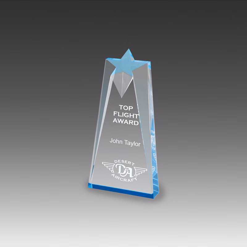 Star Crest Award (4"x7"x1")