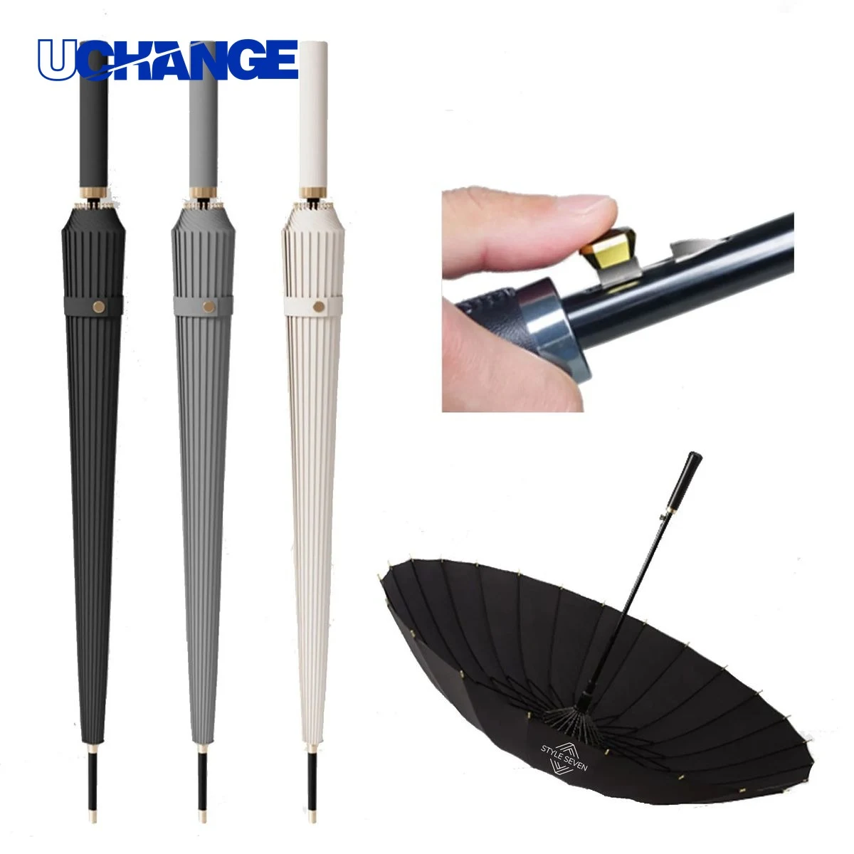 40 Inch Auto Open Straight Umbrella 1
