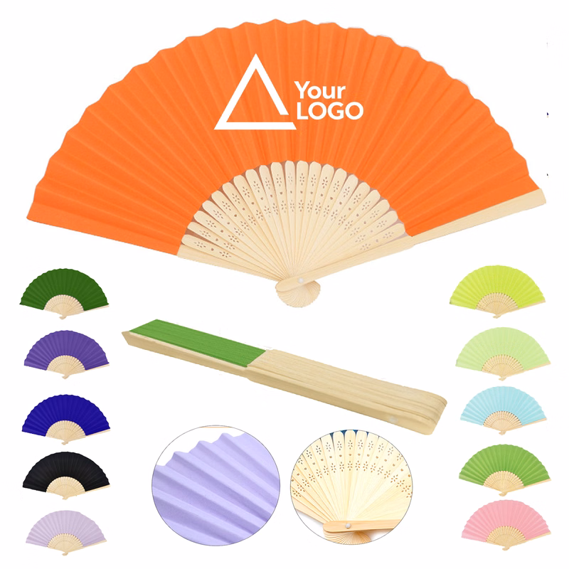 Fancy Bamboo Hand Fan - Custom