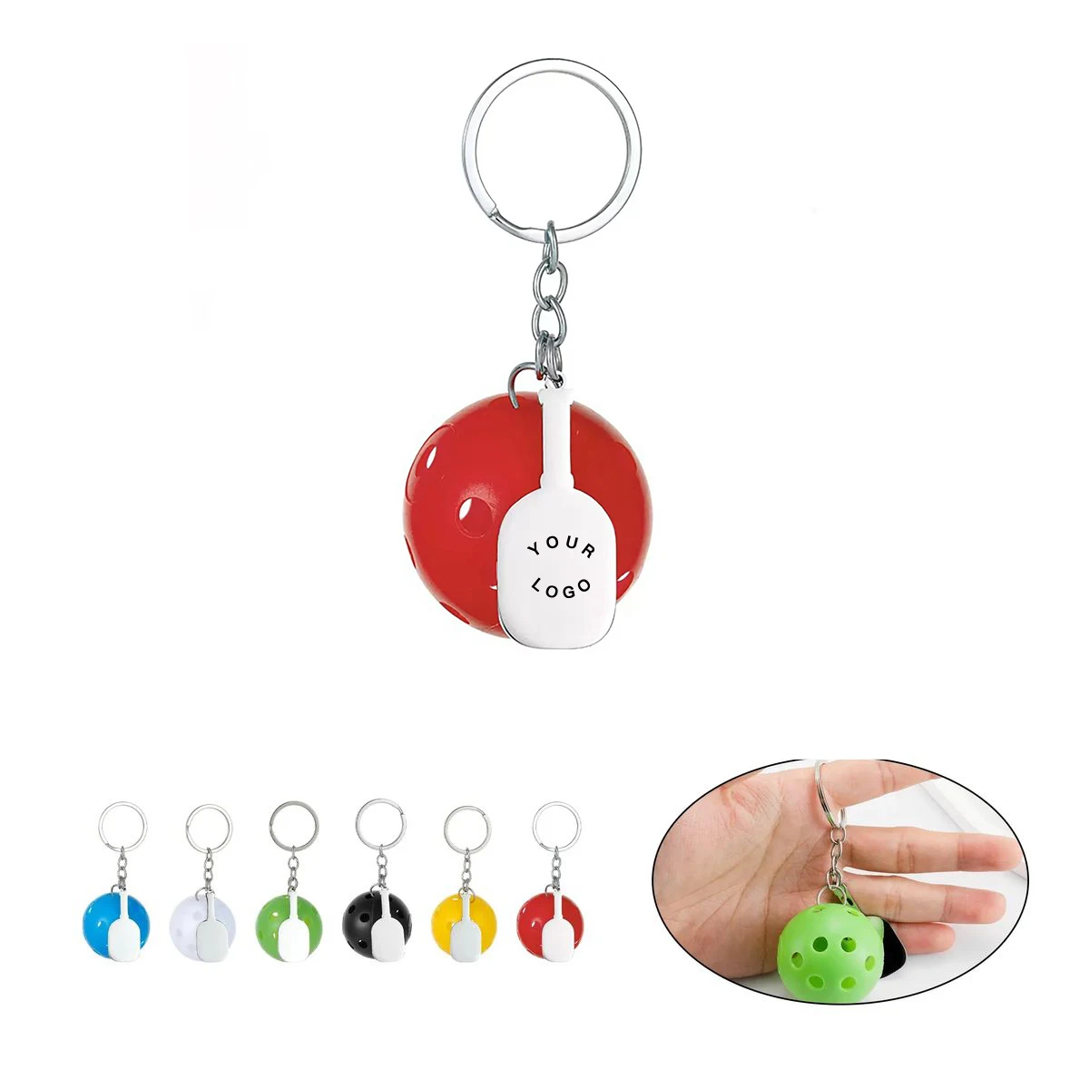 Pickleball Keychain Accessory for Fans and Players 1