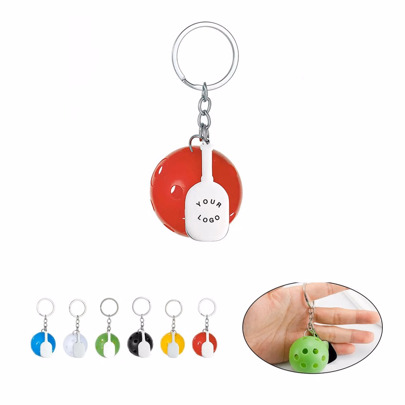 Pickleball Keychain Accessory for Fans and Players