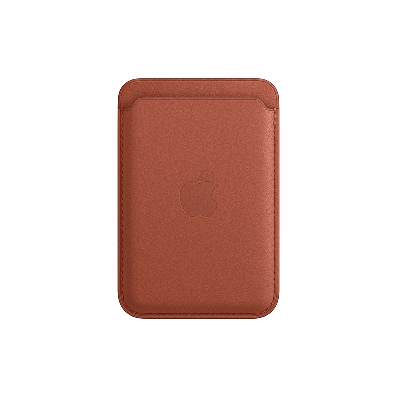 Apple Leather Wallet with MagSafe (for iPhone) - California Poppy (Previous Version, Without Find...