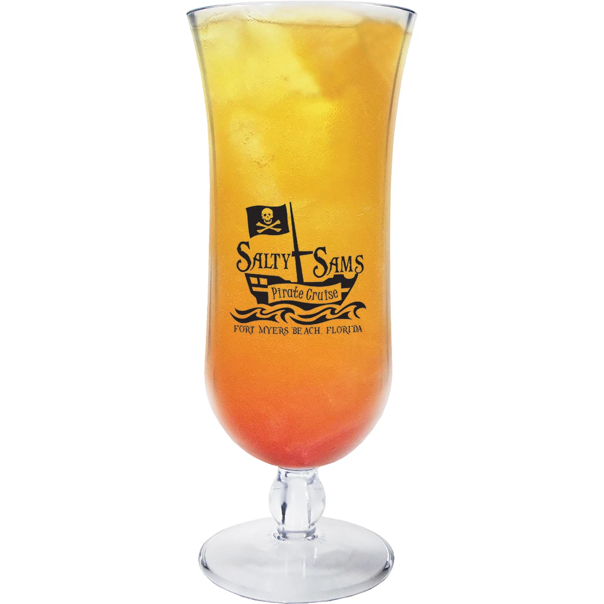15oz Premium Plastic Hurricane Glass 1
