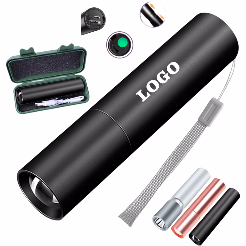 Aluminum Alloy Zoom Mini Flashlight