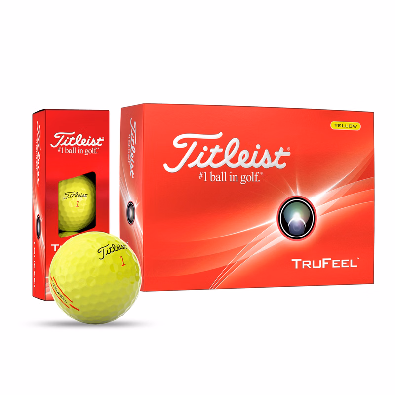 Titleist TruFeel Yellow Golf Balls