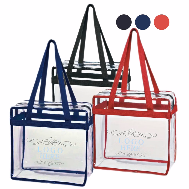 Clear Zippered Tote for Travel