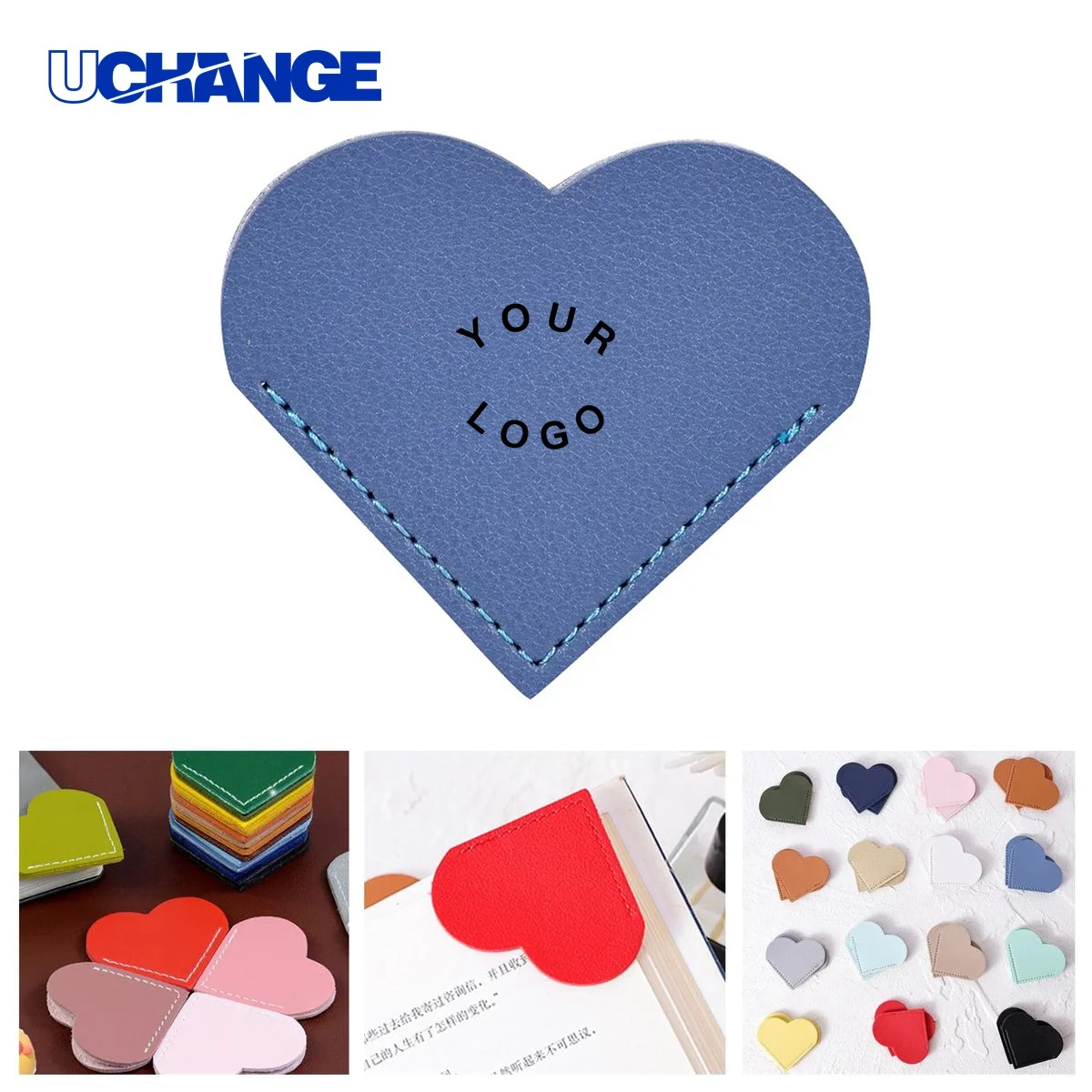 Heart Shaped Bookmark for Books Compact 1