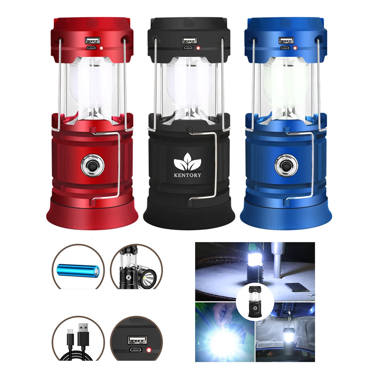 Led Camping Lantern Usb Rechargeable 1
