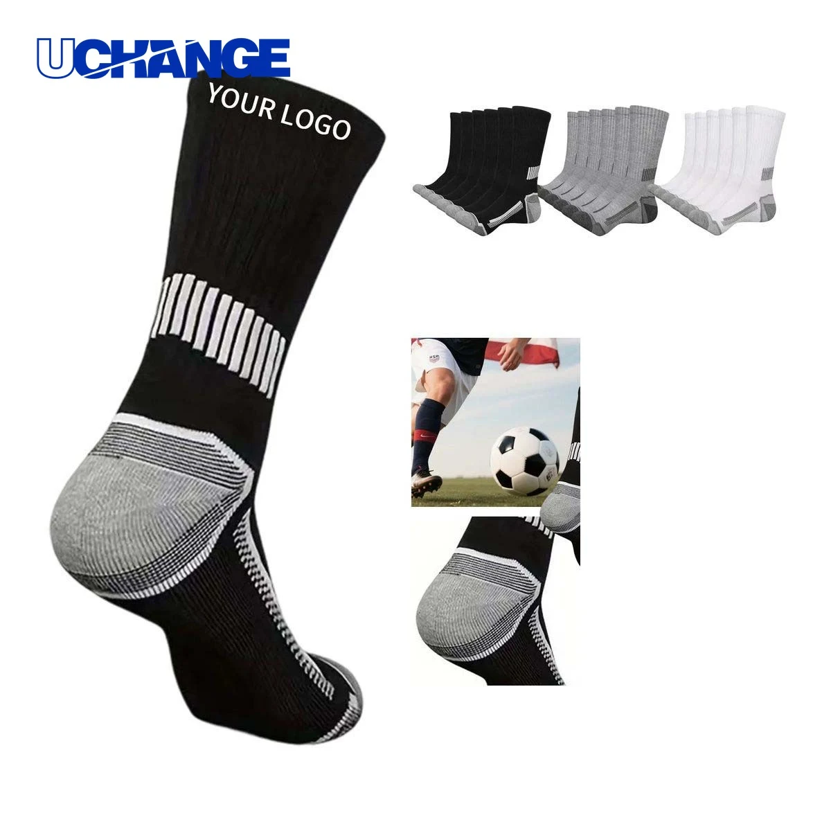 Comfortable Basketball Socks Socks with Elastic Fit for Training 1