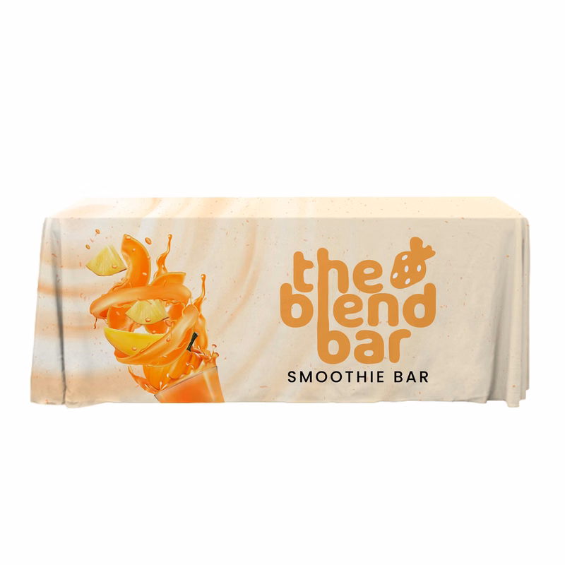 6 ft. Throw PolyPoplin Table Cover (Dye Sub Full Cloth)